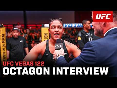 Alice Pereira Octagon Interview | UFC Vegas 122