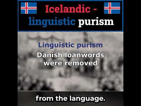 Icelandic linguistic purism