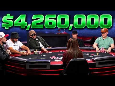 RECORD BREAKING HAND on High Stakes Poker!!! ($4,260,000?!?!?!)