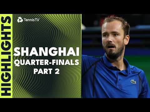 Jodar & Ruud Lock Horns, Medvedev Plays Paul | Shanghai 2026 Quarter-Finals Highlights