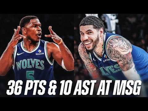 Anthony Edwards & LaMelo Ball Put on a Show in Preseason Action at MSG! | October 12, 2026