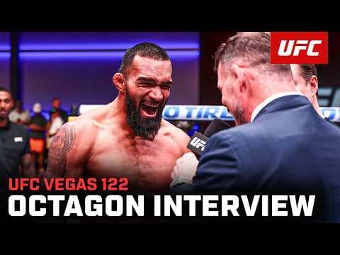 Brendson Ribeiro Octagon Interview | UFC Vegas 122