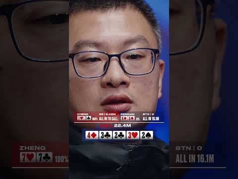 He Folded the Winning Hand for 22.4 MILLION Chips