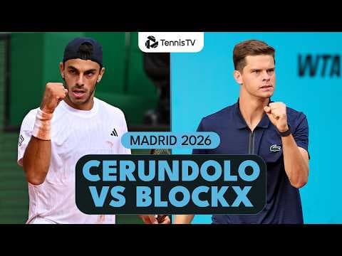 Francisco Cerundolo vs Alexander Blockx For A Quarter-Final Spot ๐ | Madrid 2026 Highlights