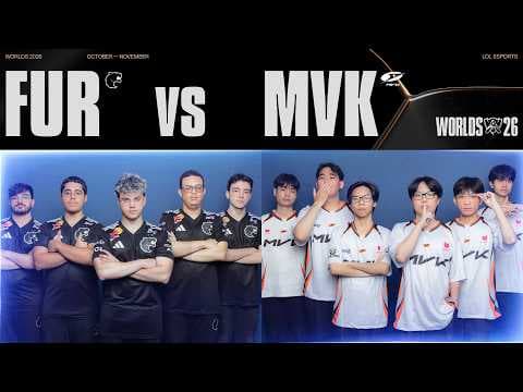 FUR vs MVK | WORLDS 2026 | Play Ins Day 1
