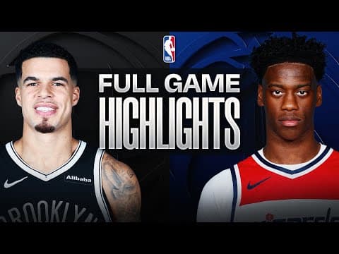 NETS at WIZARDS | NBA PRESEASON FULL GAME HIGHLIGHTS | October 12, 2026