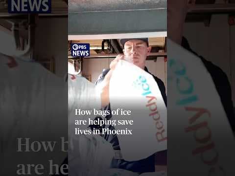 How bags of ice are helping save lives in Phoenix