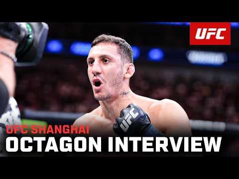 Francesco Nuzzi Octagon Interview | UFC Shanghai