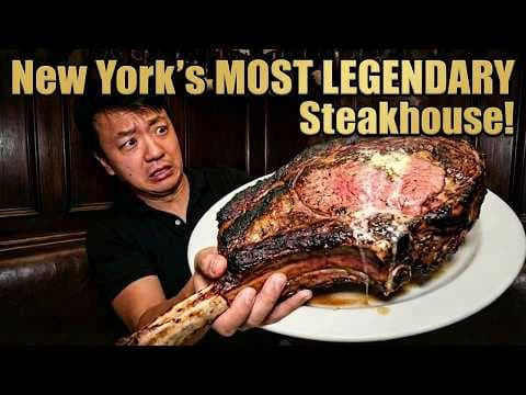 Eating at the MOST LEGENDARY Steakhouse in New York City | GREATEST STEAK EVER?!