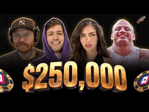 $250,000 To 1st! Poker Champs Finals w/ Sodapoppin, Botez, Tyler1, PaymoneyWubby