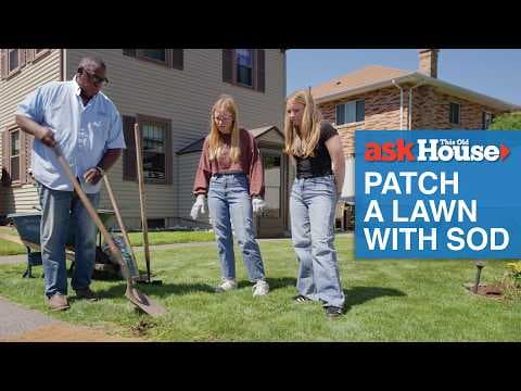 How to Patch a Lawn with Sod | Ask This Old House