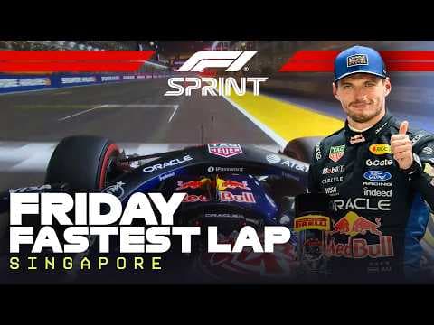Max Verstappen's Sprint Pole Lap | 2026 Singapore Grand Prix