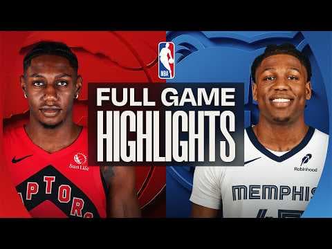 RAPTORS at GRIZZLIES | FULL GAME HIGHLIGHTS | April 3, 2026