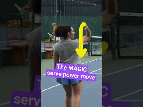 Do this "Magic Move" for more Serve Power