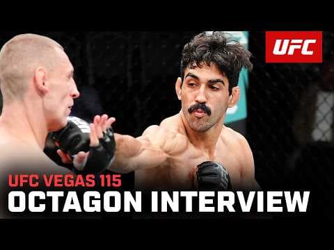 Jose Delano Octagon Interview | UFC Vegas 115