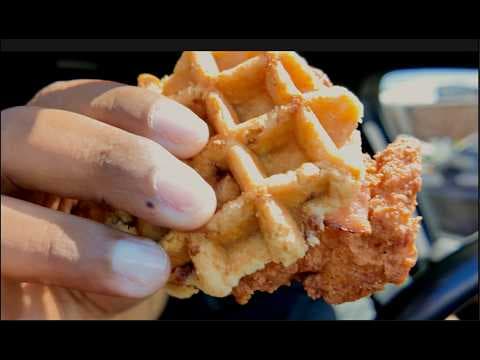 Chick-fil-A Chicken & Waffles Breakfast Sandwich Review | S'mores Milkshake Too!