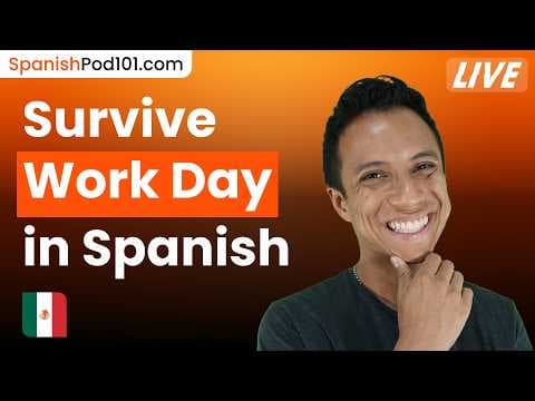 The First Day at Work in Spanish