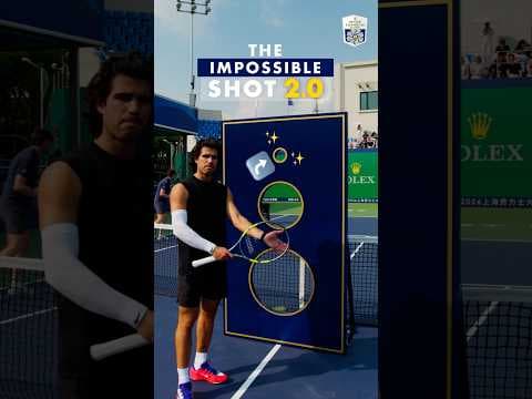 Can These Tennis Pros Make The Impossible Shot?! Part 2