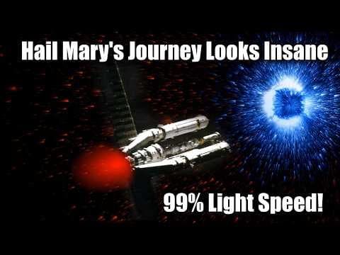 Travelling At 99% of The Speed Of Light Looks Strange - Project Hail Mary's Space Warp