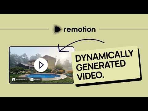 Remotion - Creating Video through Web Tech (SICK!)