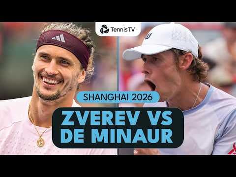 Alexander Zverev Battles Alex de Minaur π₯ | Shanghai 2026 Highlights