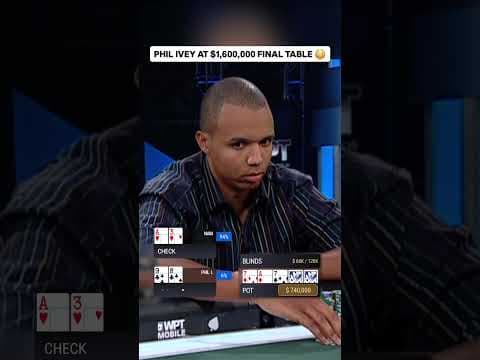 Phil Ivey BATTLES For WPT Title 😧 #poker #casino #pokerhands