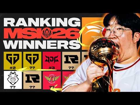 Ranking Every MSI Champion Ever (Featuring Jatt)