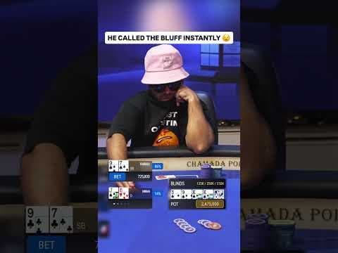 SNAP CALL in the BIGGEST SPOT OF HIS POKER CAREER 🤯 #poker #casino #pokerhands