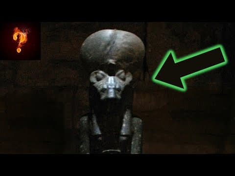 Alien Statue Exposed Beneath Giza Plateau?