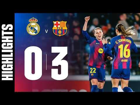HIGHLIGHTS | REAL MADRID 0 vs 3 FC BARCELONA | DOMINANT CLÁSICO 🔵🔴