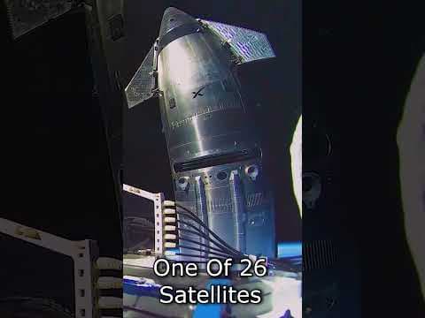 Starship Seen From Starlink - In Color For First Time!