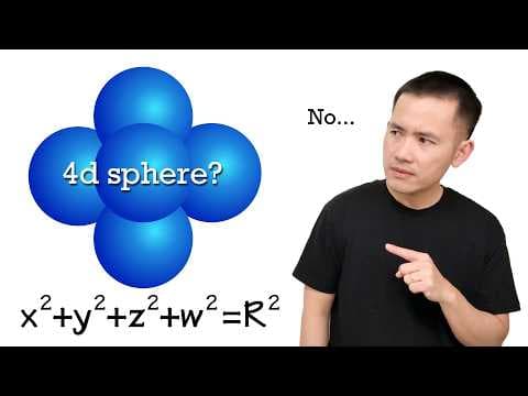 Finding the "volume" of a 4d sphere