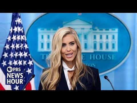 White House press secretary's debut brings news of Guilfoyle's exit