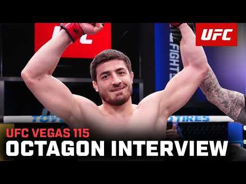 Abdul-Rakhman Yakhyaev Octagon Interview | UFC Vegas 115