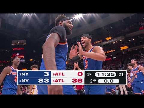 Knicks HISTORIC First-Half DOMINATION vs #6 Hawks 🤯 | April 30, 2026