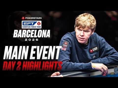 INCREDIBLE Hands & QUESTIONABLE Plays | Main Event Day 2 Highlights | EPT Barcelona 2026