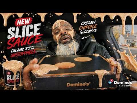 Domino's SKEET ON YOU Slice Sauce Review!