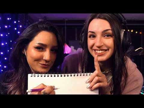 ASMR | "Police Sketch" Challenge with a Professional Artist (@NippieASMR !!!)