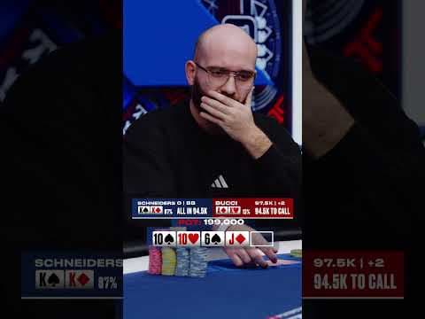 IS HE GOING TO MAKE IT? 🤯 #EPT #Poker