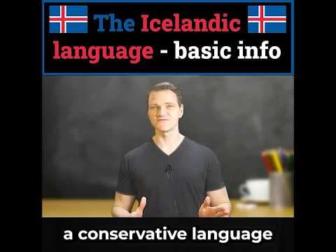 The Icelandic language (basic info)