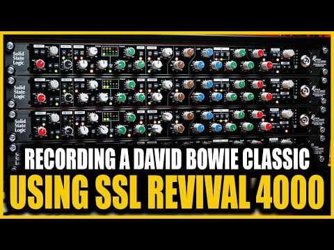Recording Through the SSL Revival 4000 - Covering David Bowie - Let's Dance