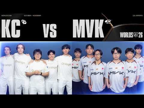 KC vs. MVK | WORLDS 2026 | Play-In Stage | Day 02
