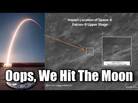 Smashing Stuff Into The Moon.... For Science????
