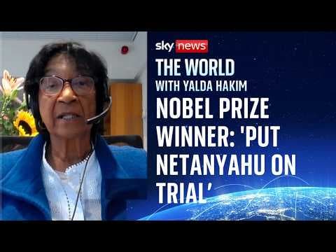 Nobel Peace Prize winner Navi Pillay calls for prosecution of Benjamin Netanyahu over war in Gaza