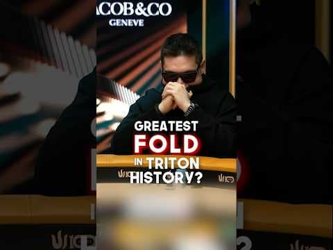FOLDING POCKET ACES?!?!? SICKEST FOLD in TRITON HISTORY