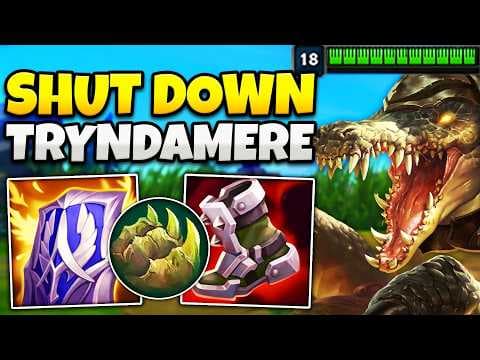 THIS IS HOW YOU SHUT DOWN TRYNDAMERE! (RANDUINS RENEKTON OP?)