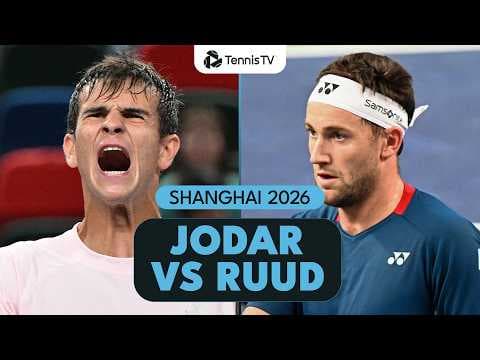 Rafael Jodar vs Casper Ruud For A Spot In The Semis π₯ | Shanghai 2026 Highlights