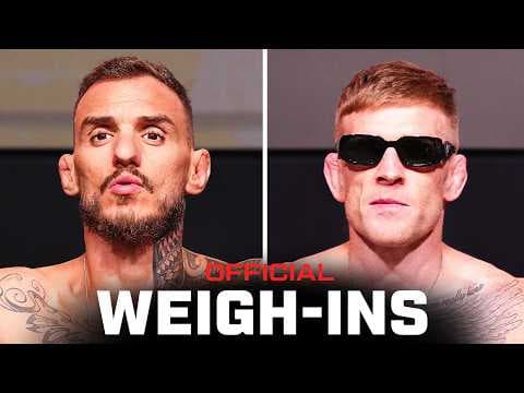 Moicano vs Duncan Weigh-Ins | UFC Vegas 115