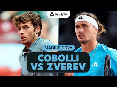 Flavio Cobolli vs Alexander Zverev For The Last Semi-Final Spot ๐ | Madrid 2026 Highlights