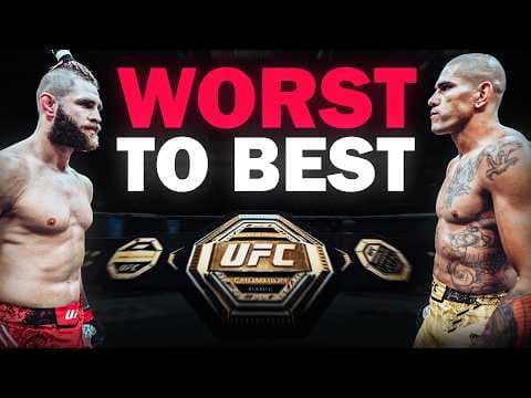 Every Single UFC Vacant Title Fight Ranked